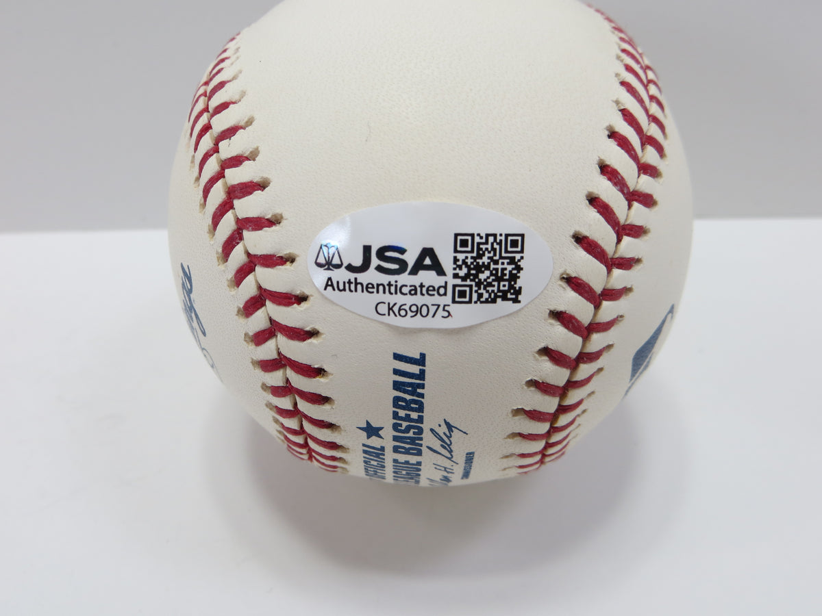 BRIAN ROBERTS SIGNED RAWLINGS OML BASEBALL w/05 All-Star Baltimore Orioles JSA