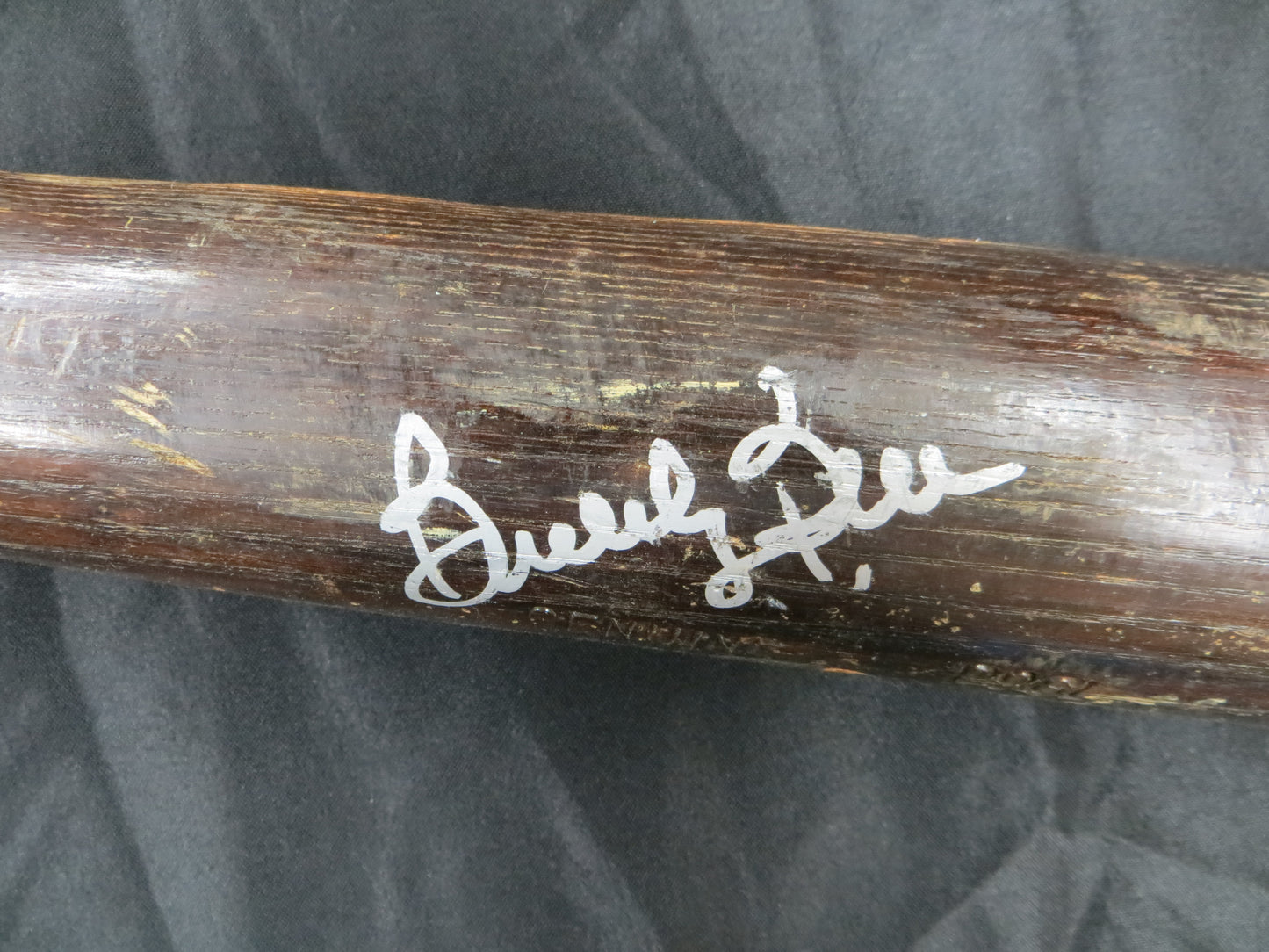 BUDDY BELL TEXAS RANGERS SIGNED GAME USED Louisville Slugger BASEBALL BAT JSA