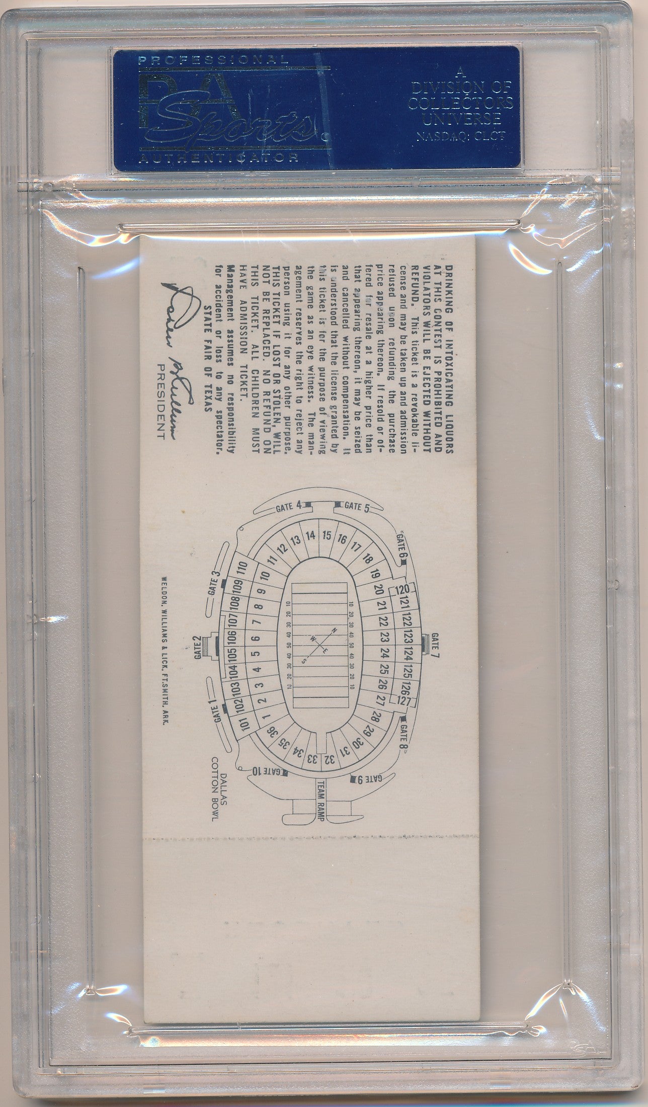 1979 COTTON BOWL NOTRE DAME -35 HOUSTON -34 "CHICKEN SOUP GAME" FULL VG-EX 4
