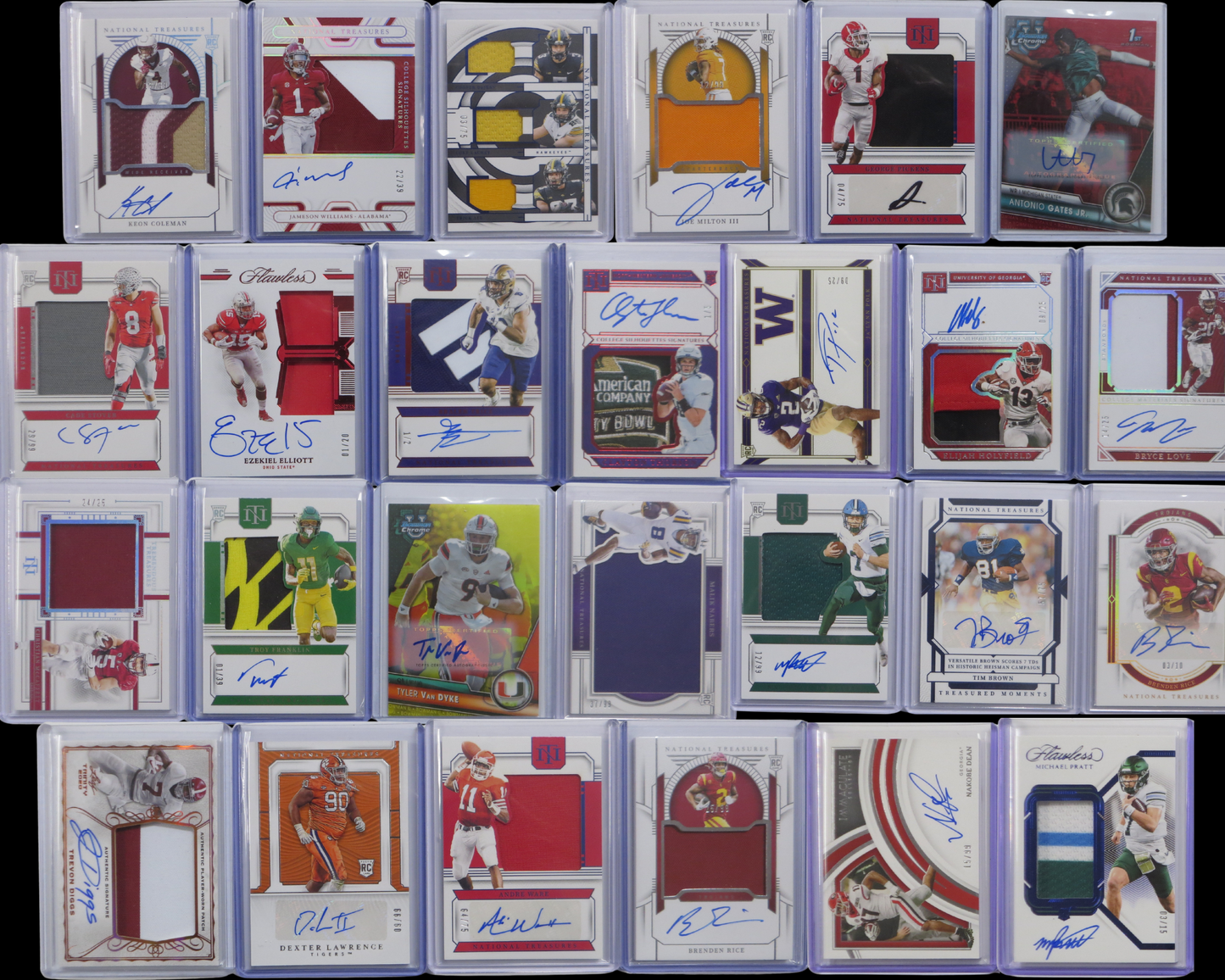 Big Daddy Bring-Backs $30 Collegiate Football Singles Repack Series 1