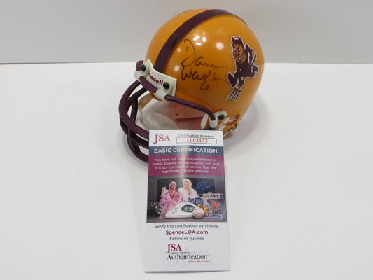 DARREN WOODSON SIGNED ASU SUN DEVILS MINI HELMET Dallas Cowboys JSA COA