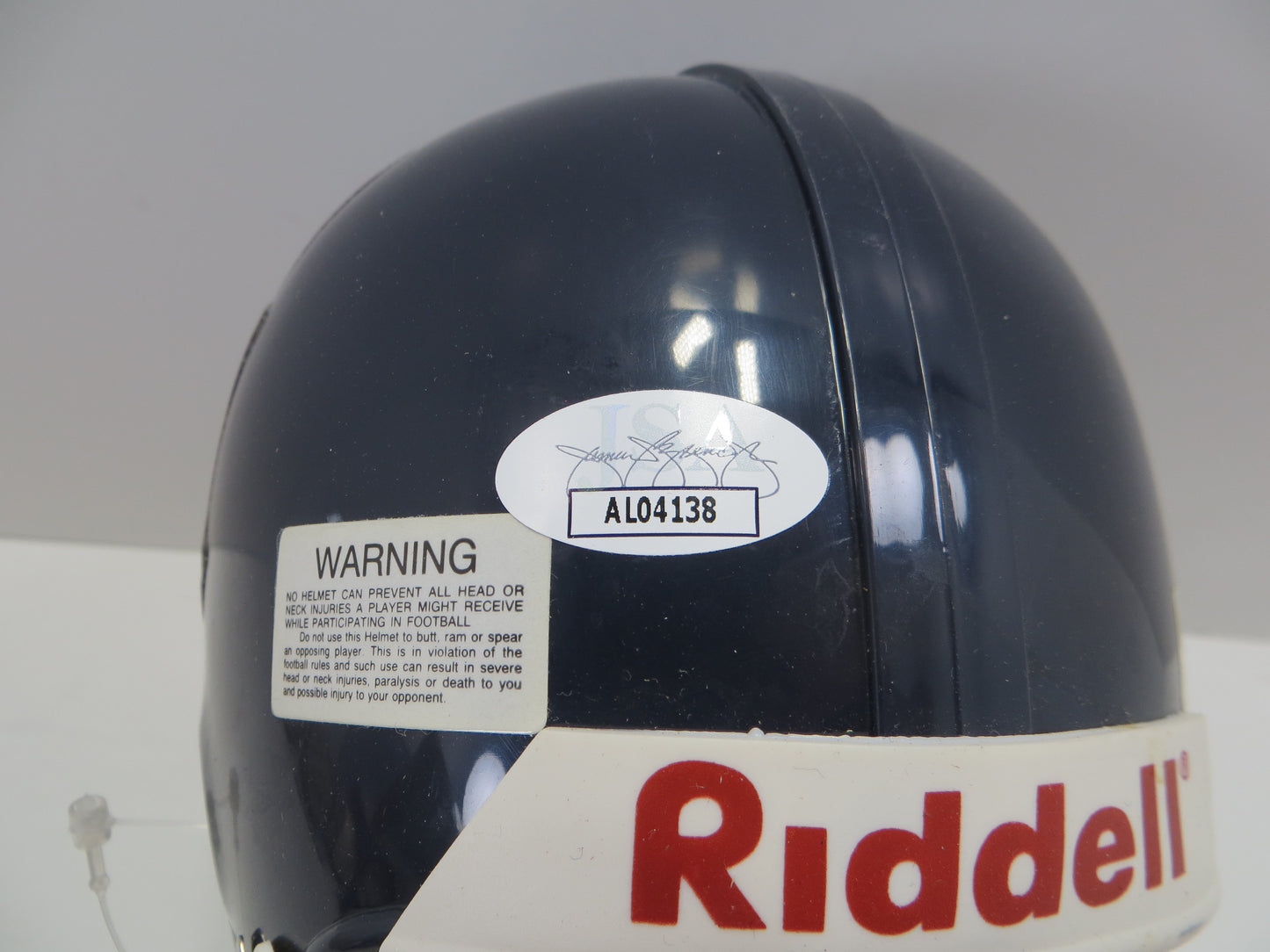 DOMINICK DAVIS SIGNED HOUSTON TEXANS RIDDELL MINI HELMET JSA COA