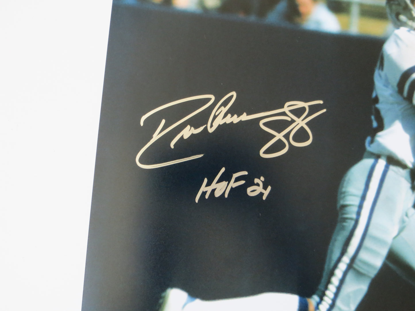 DREW PEARSON DALLAS COWBOYS SIGNED 16x20 PHOTO w/HOF 21 INSC BAS COA
