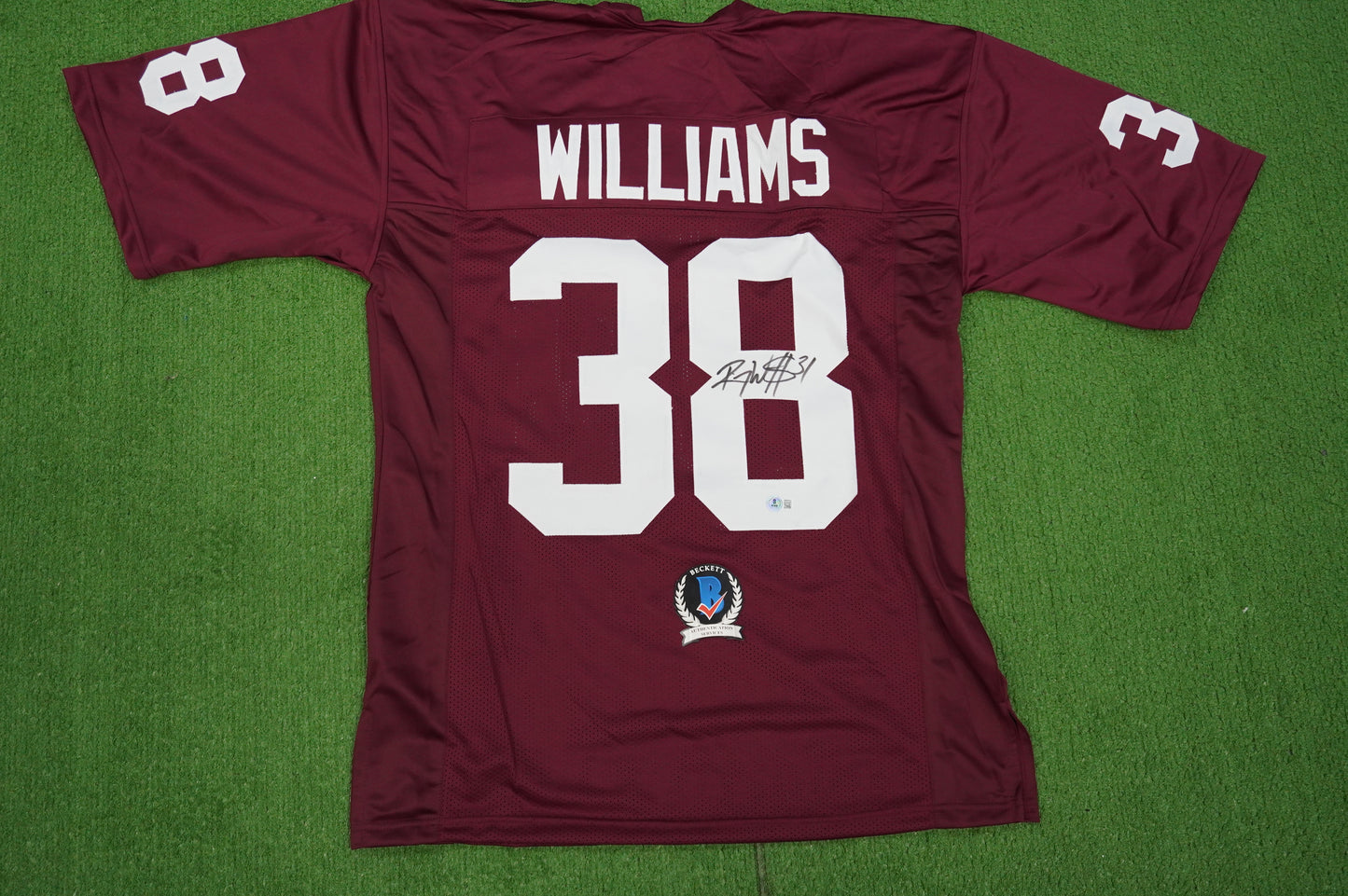 ROY WILLIAMS OKLAHOMA OU SOONERS SIGNED JERSEY Dallas Cowboys BAS COA