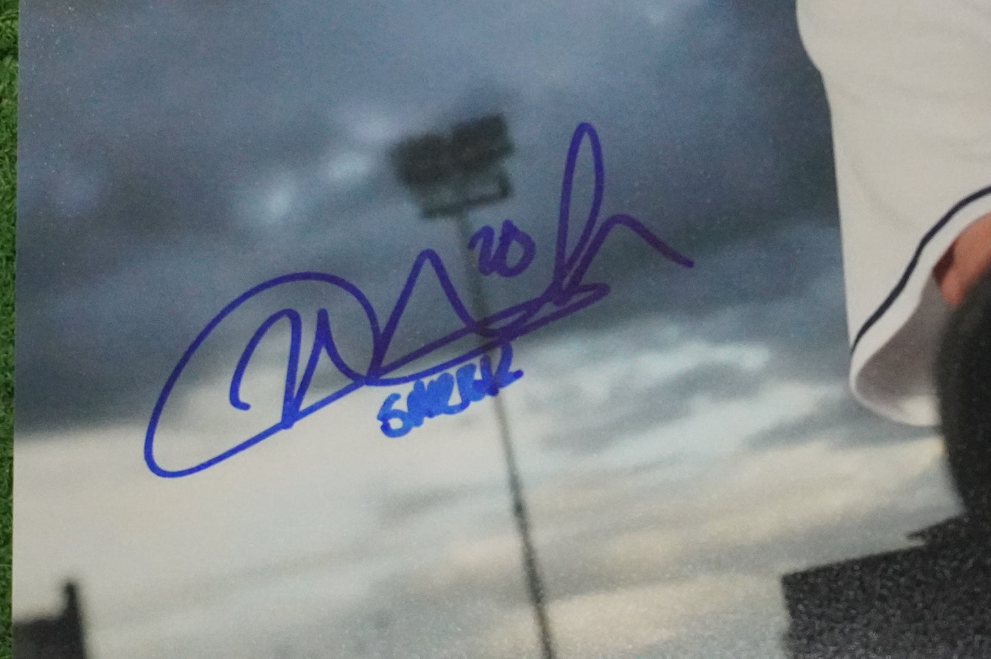 KEVIN MENCH TEXAS RANGERS SIGNED 8x10 PHOTO w/SHREK BAS COA