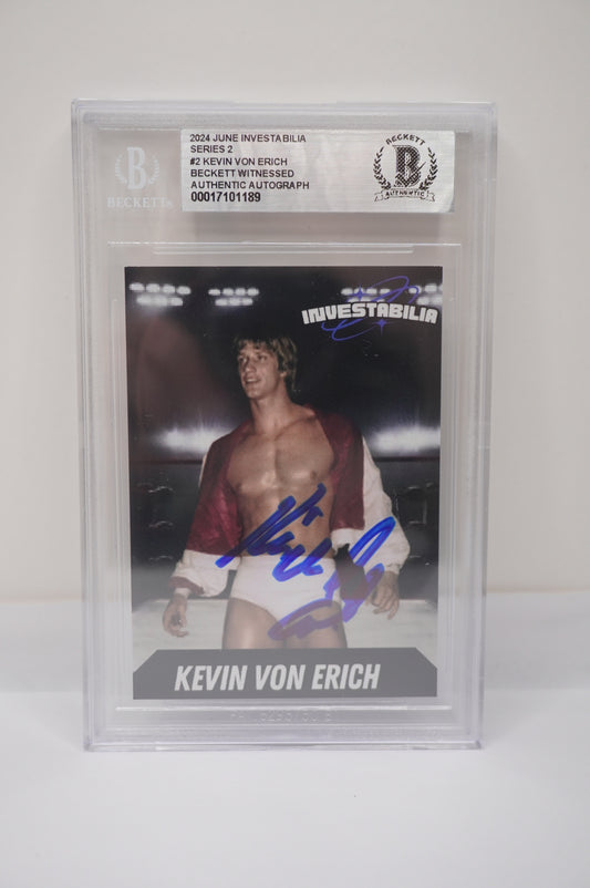 2024 JUNE INVESTABILIA SERIES 2 KEVIN VON ERICH #2 BGS AUTH. AUTO