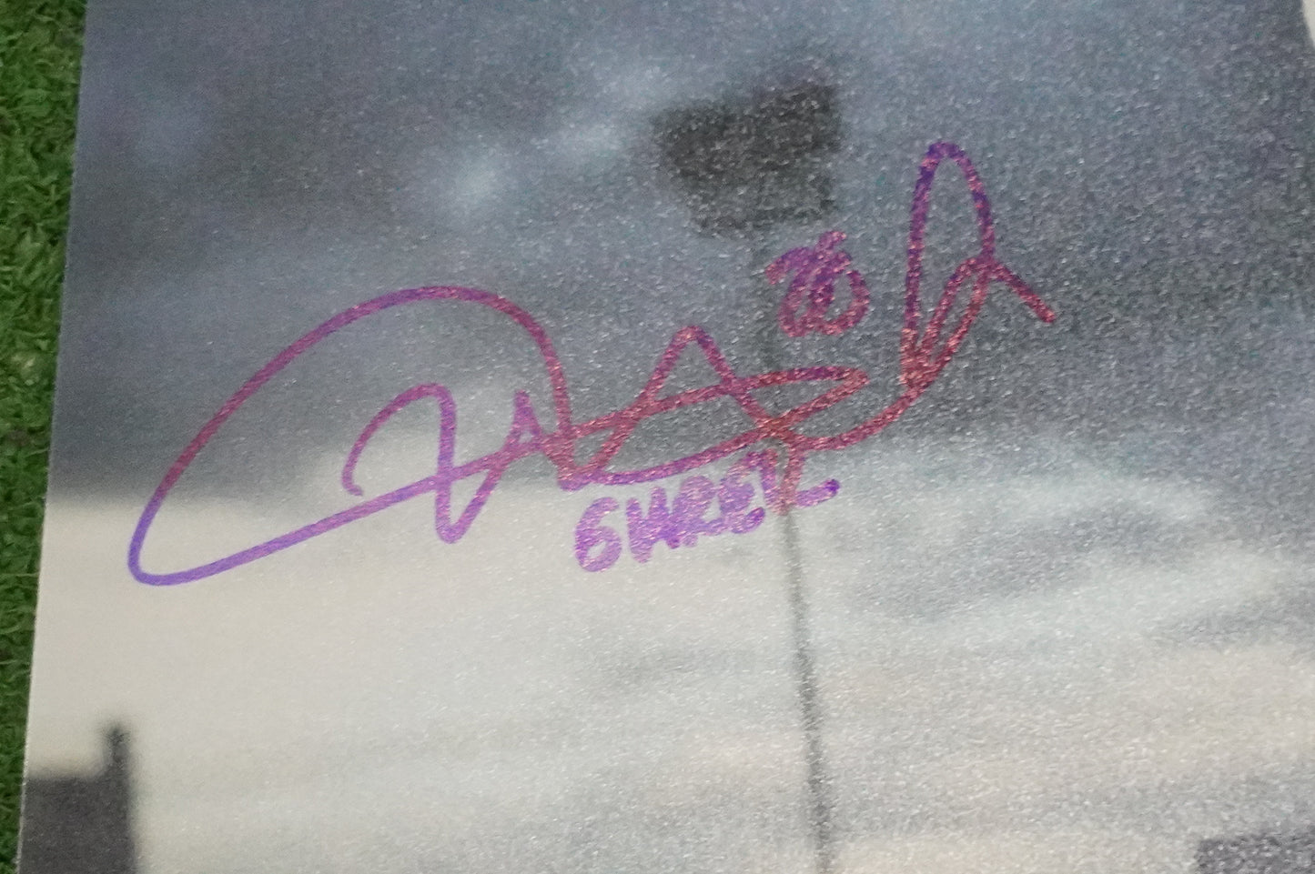 KEVIN MENCH Signed 8x10 Photo TEXAS RANGERS w/"Shrek" BAS COA