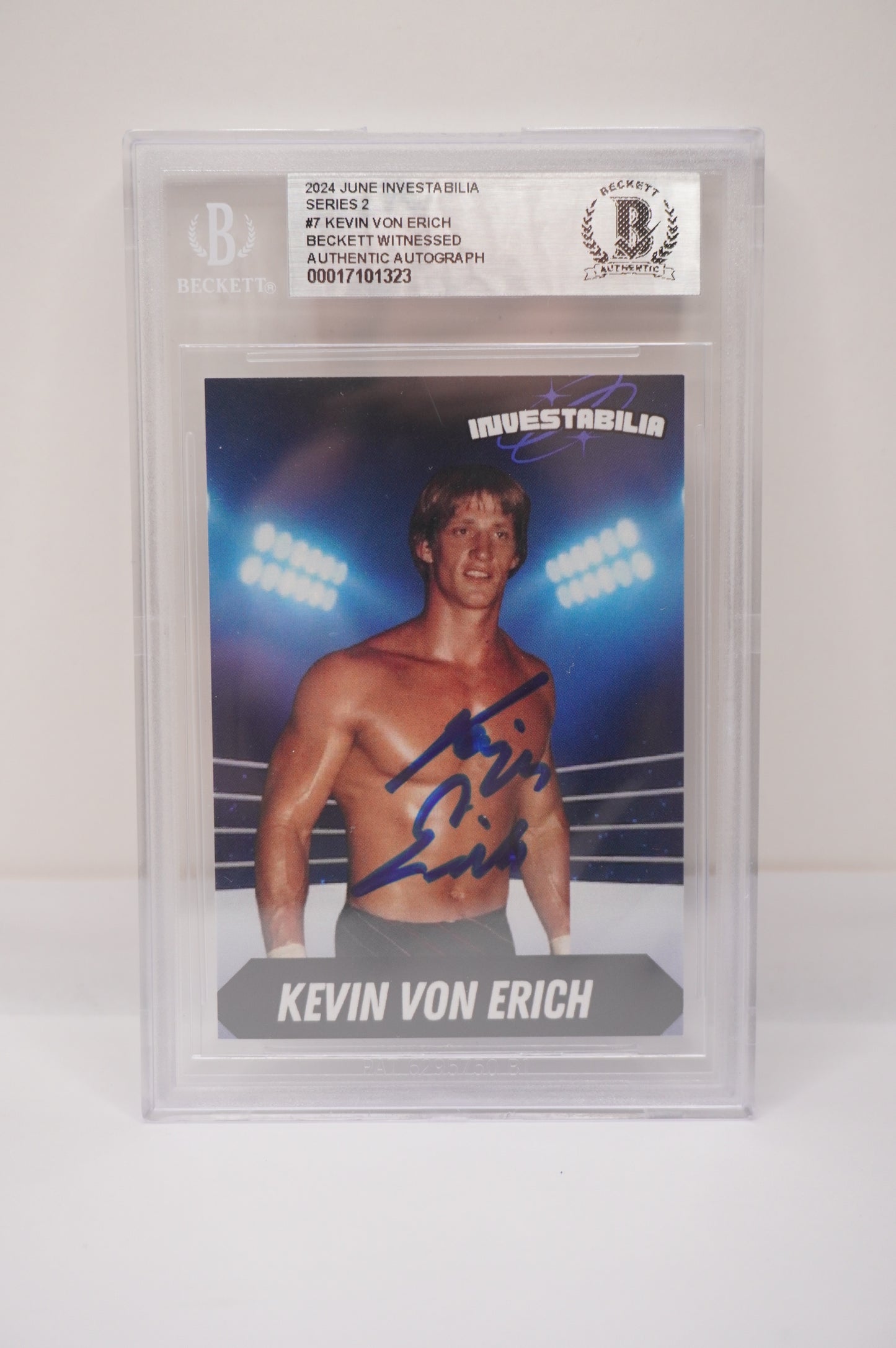 2024 JUNE INVESTABILIA SERIES 2 KEVIN VON ERICH #7 BGS AUTH. AUTO