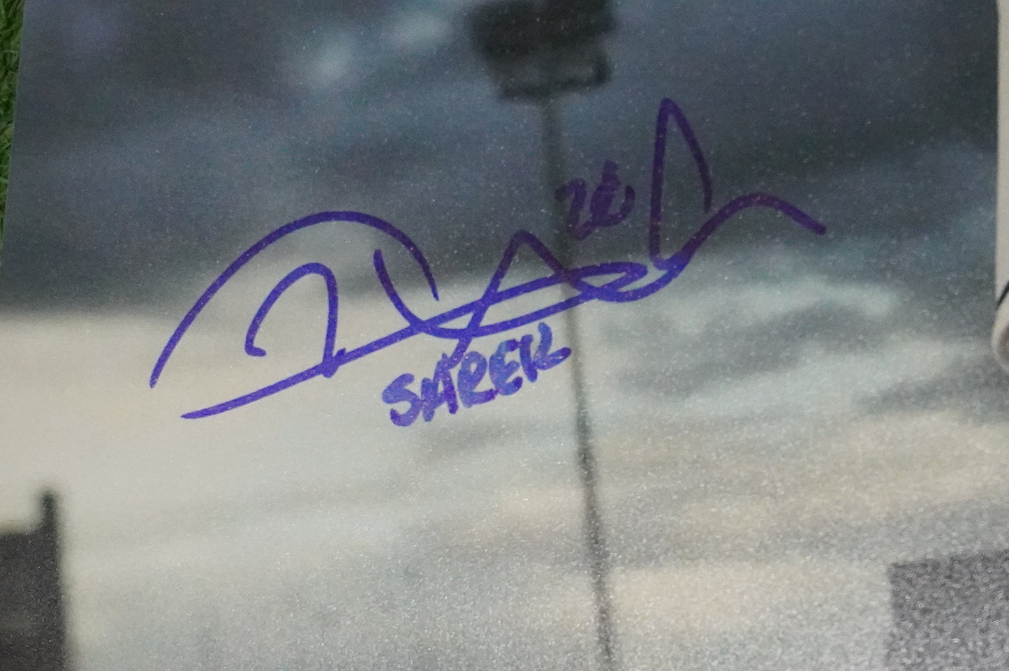 KEVIN MENCH Signed 8x10 Photo TEXAS RANGERS w/"Shrek" BAS COA