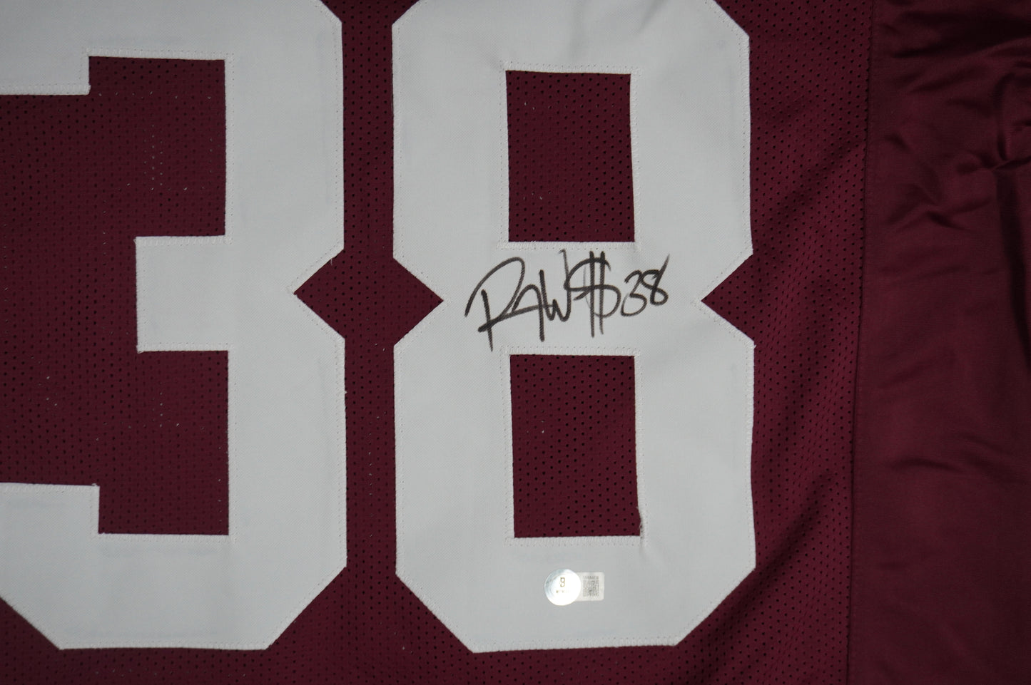 ROY WILLIAMS OKLAHOMA OU SOONERS SIGNED JERSEY Dallas Cowboys BAS COA