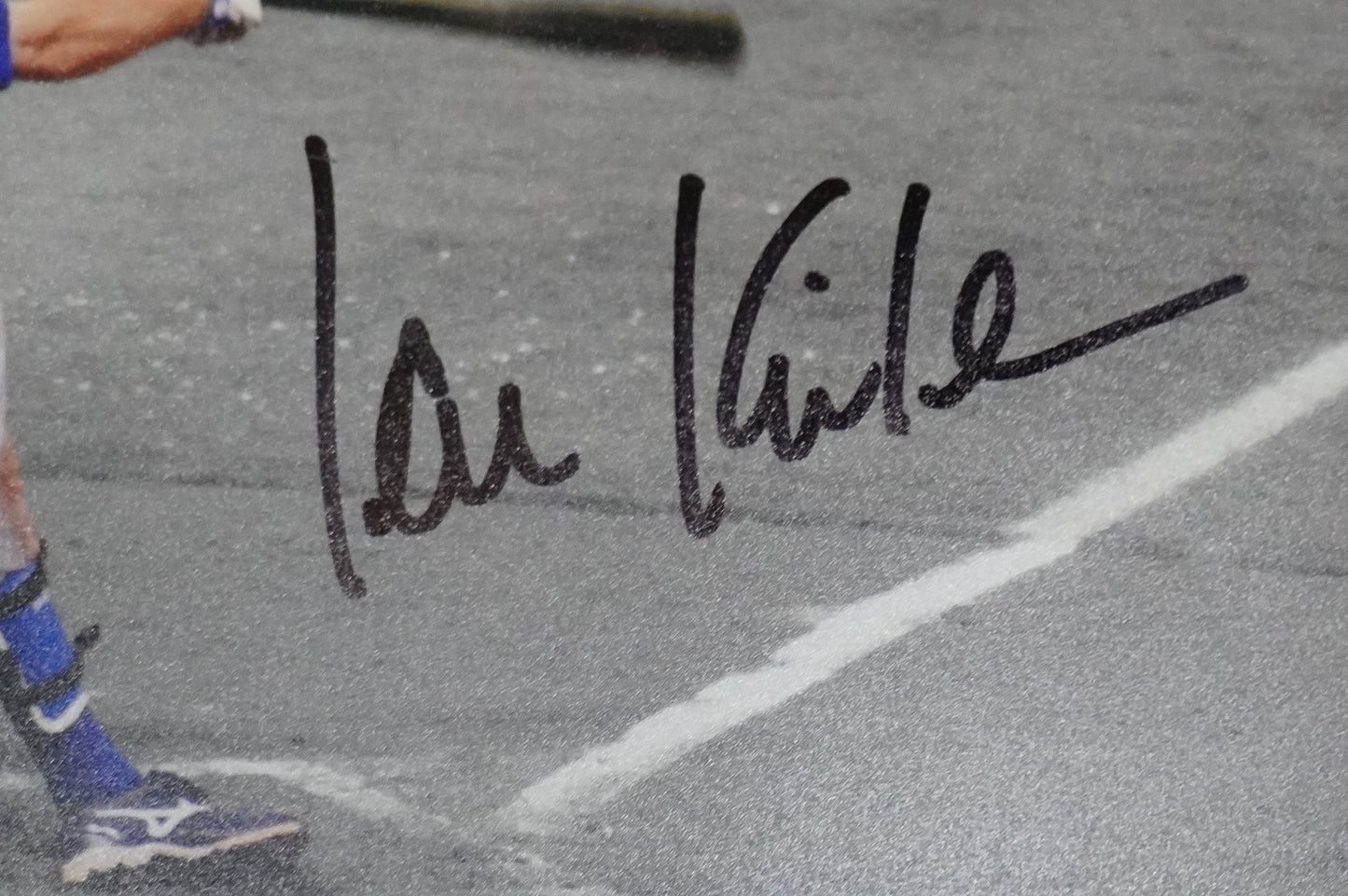 IAN KINSLER Signed 8x10 Photo TEXAS RANGERS BAS COA