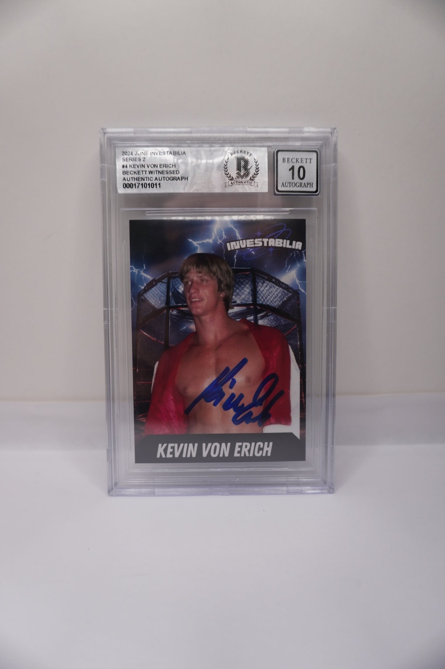 2024 JUNE INVESTABILIA SERIES 2 KEVIN VON ERICH #4 BGS AUTH. AUTO 10