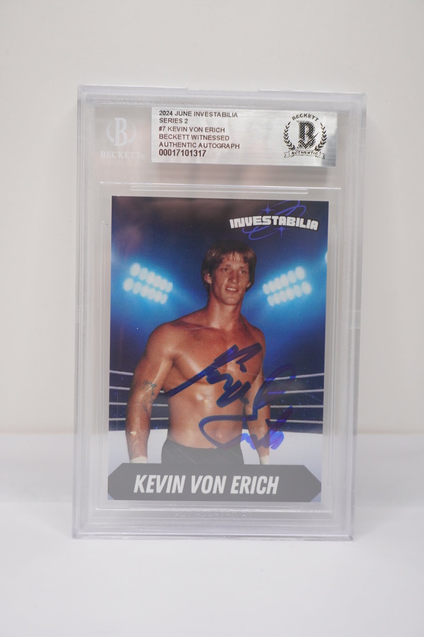 2024 JUNE INVESTABILIA SERIES 2 KEVIN VON ERICH #7 BGS AUTH. AUTO