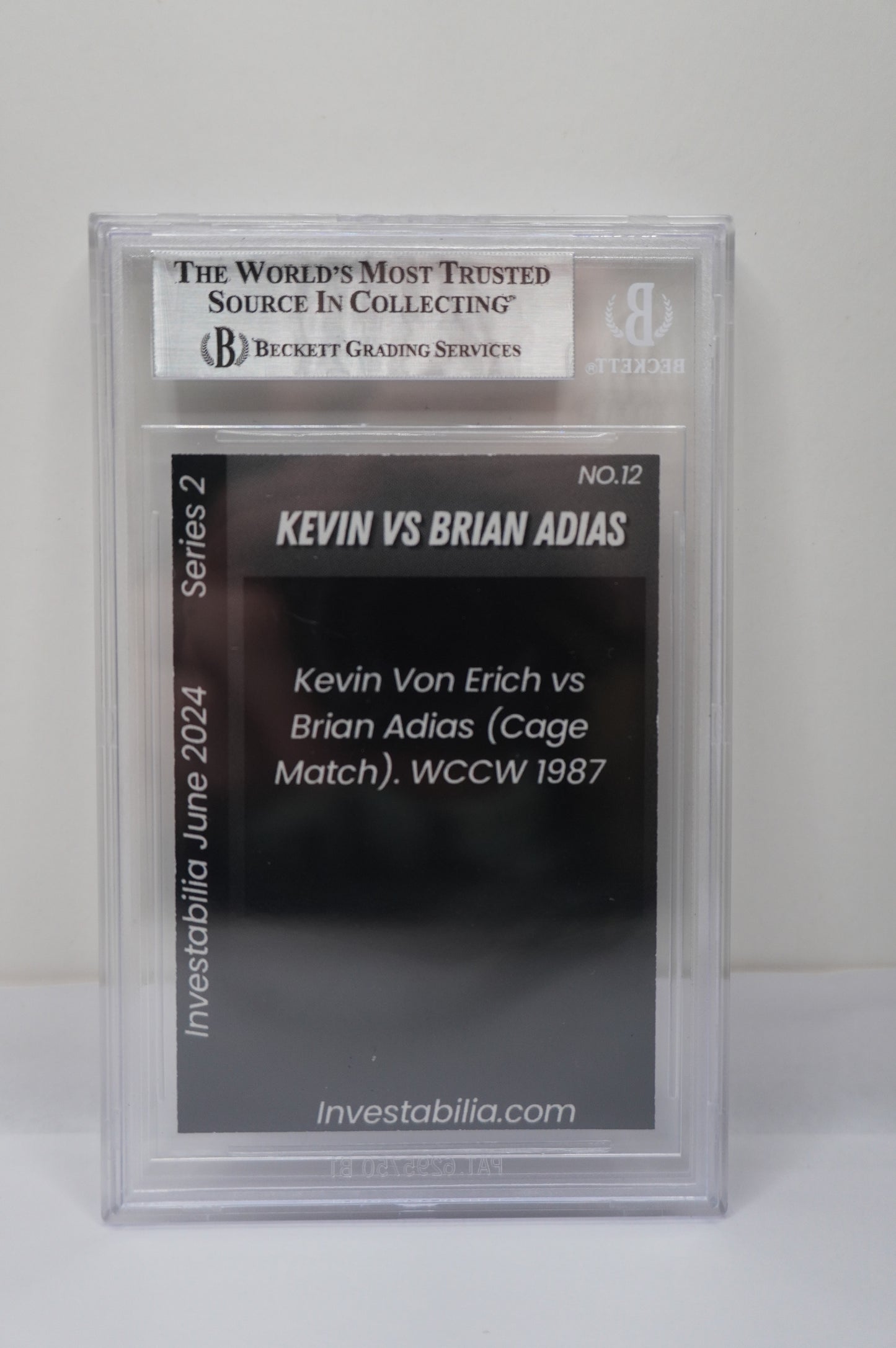 2024 JUNE INVESTABILIA SERIES 2 KEVIN VON ERICH/BRIAN ADIAS #12 BGS AUTH. AUTO