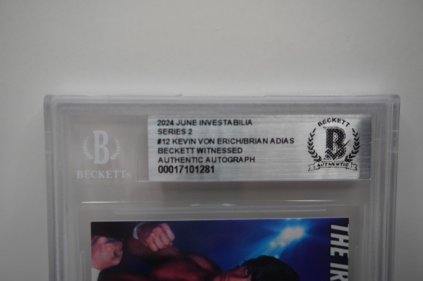 2024 JUNE INVESTABILIA SERIES 2 KEVIN VON ERICH/BRIAN ADIAS #12 BGS AUTH. AUTO