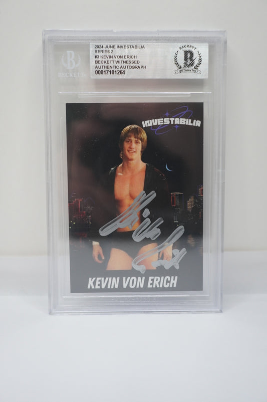 2024 JUNE INVESTABILIA SERIES 2 KEVIN VON ERICH #4 BGS AUTH. AUTO
