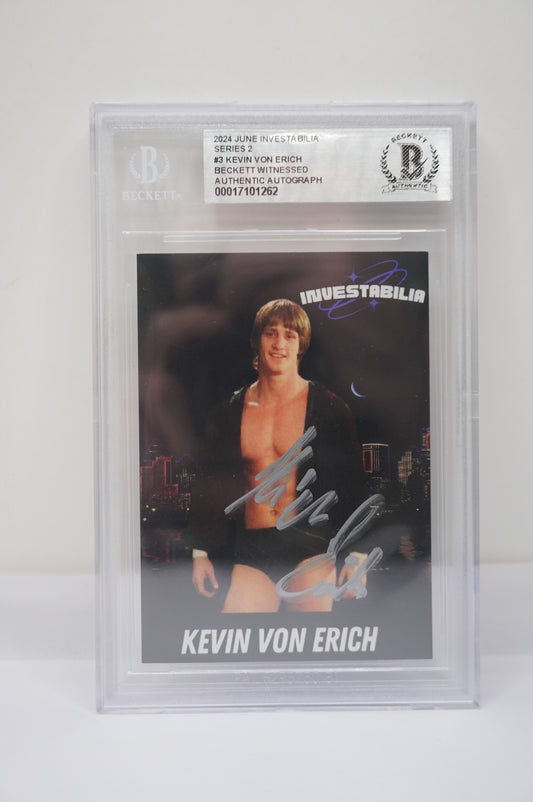 2024 JUNE INVESTABILIA SERIES 2 KEVIN VON ERICH #3 BGS AUTH. AUTO