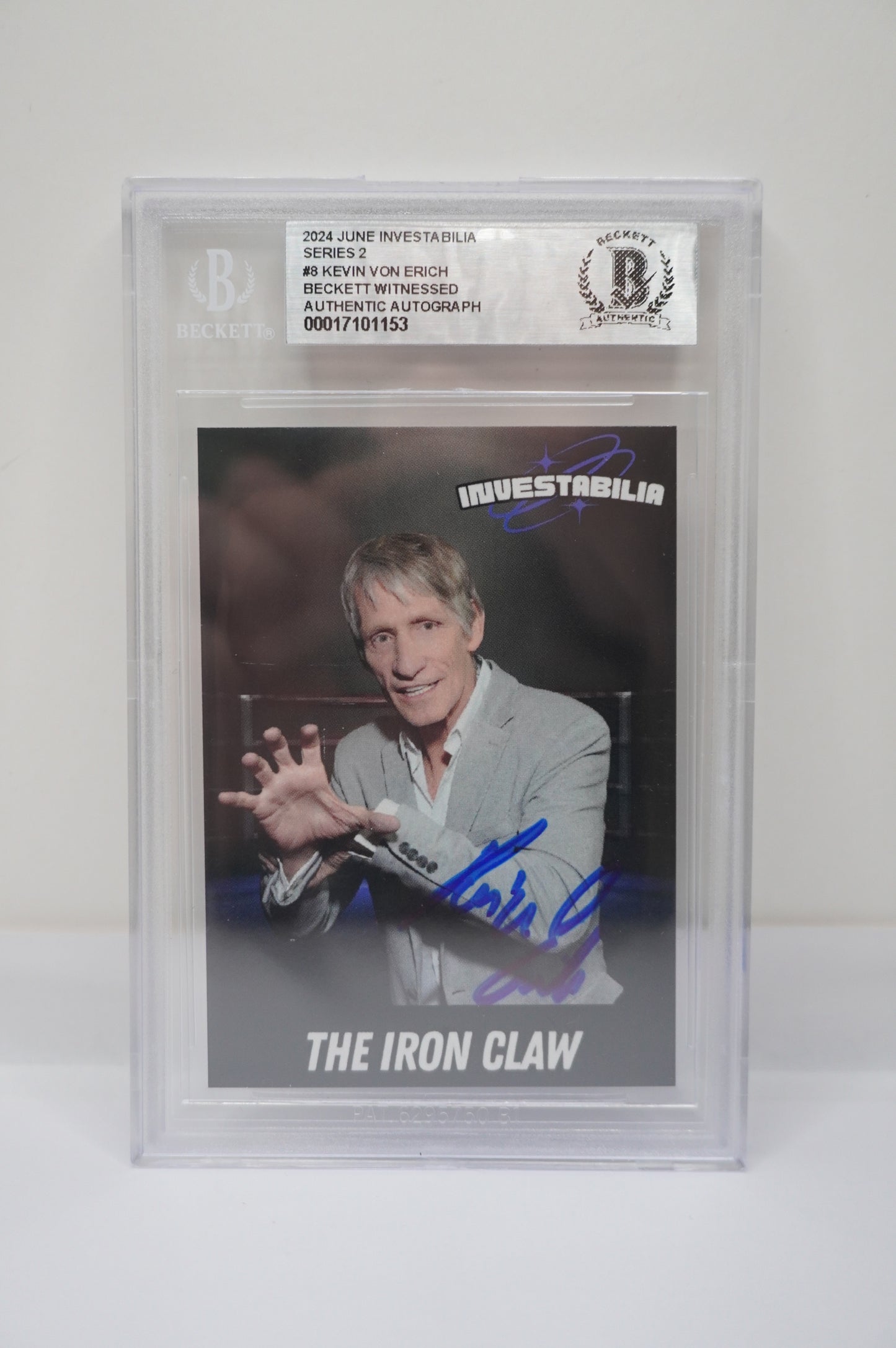 2024 JUNE INVESTABILIA SERIES 2 KEVIN VON ERICH #8 BGS AUTH. AUTO