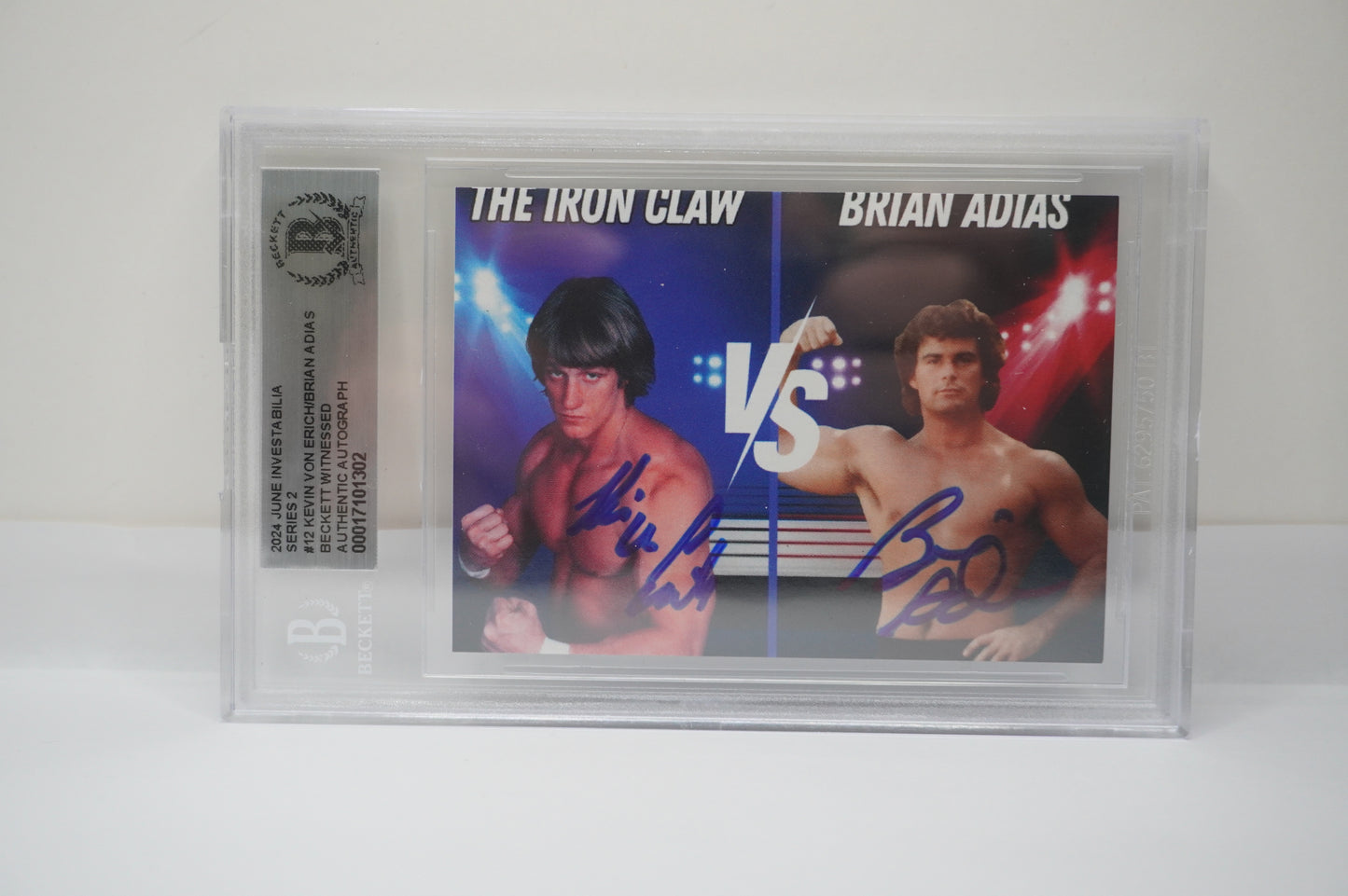 2024 JUNE INVESTABILIA SERIES 2 KEVIN VON ERICH/BRIAN ADIAS #12 BGS AUTH. AUTO