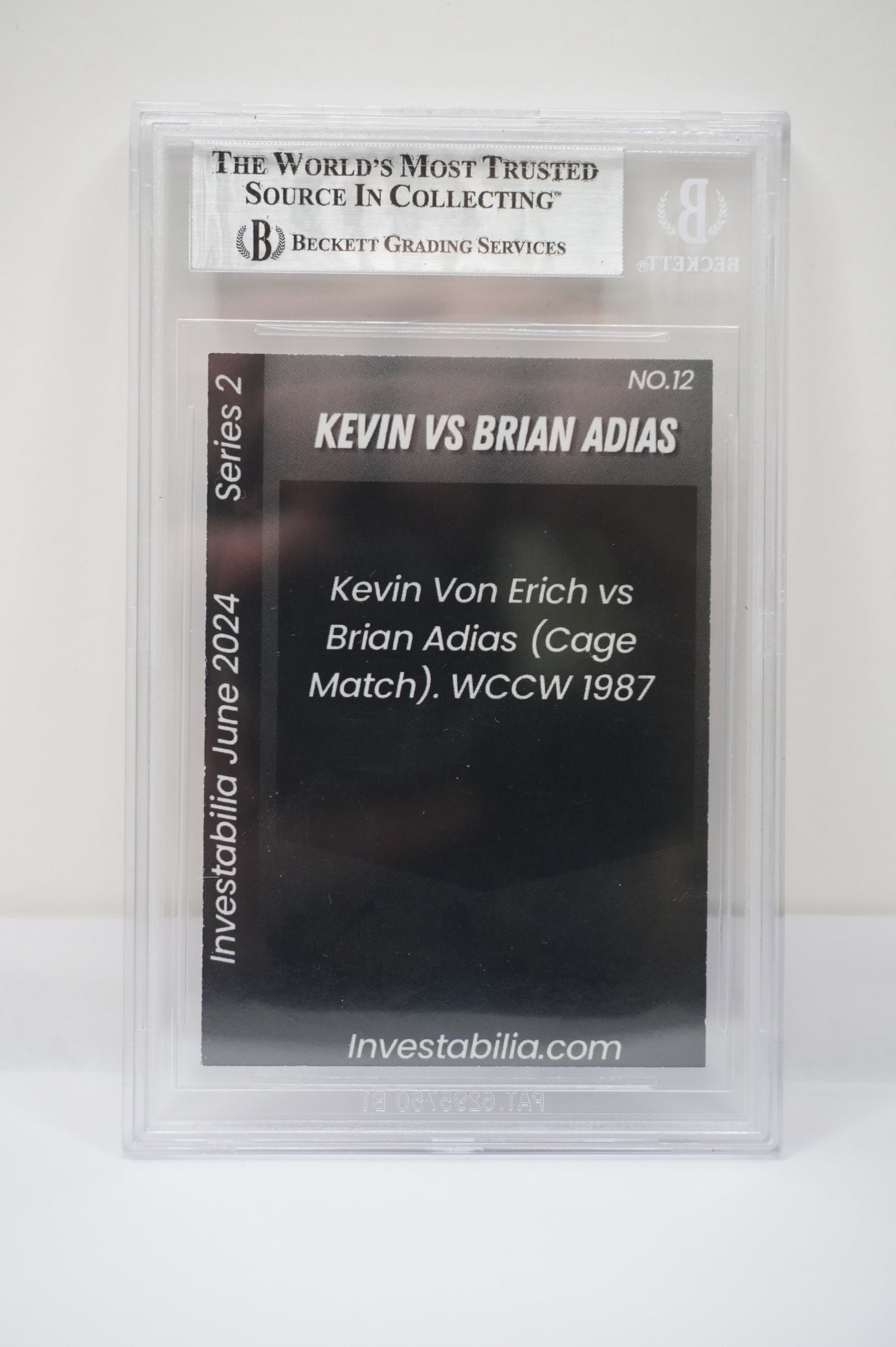 2024 JUNE INVESTABILIA SERIES 2 KEVIN VON ERICH/BRIAN ADIAS #12 BGS AUTH. AUTO