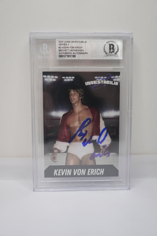 2024 JUNE INVESTABILIA SERIES 2 KEVIN VON ERICH #2 BGS AUTH. AUTO