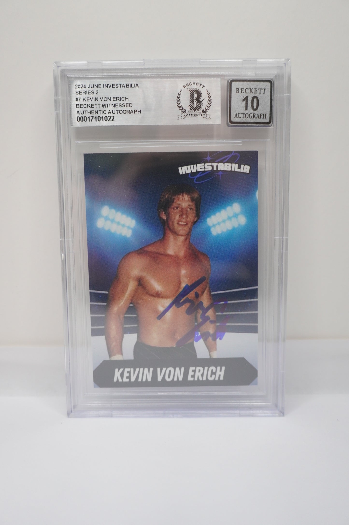 2024 JUNE INVESTABILIA SERIES 2 KEVIN VON ERICH #7 BGS 10 AUTO