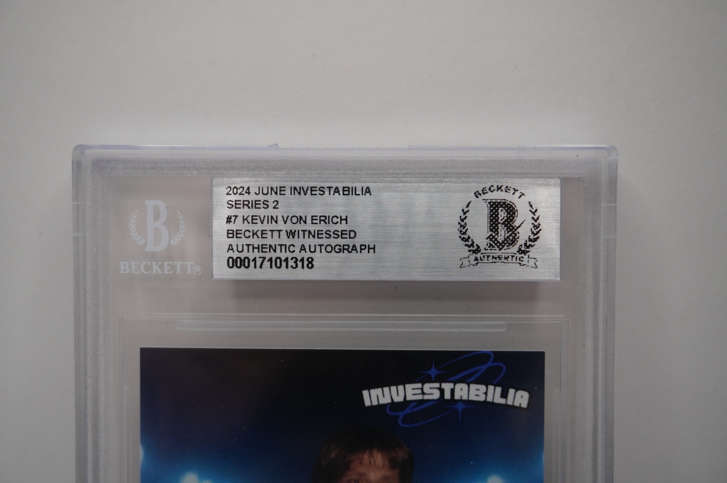 2024 JUNE INVESTABILIA SERIES 2 KEVIN VON ERICH #7 BGS 10 AUTO