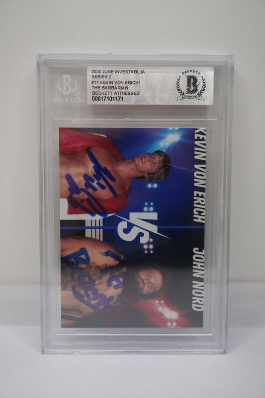 2024 JUNE INVESTABILIA SERIES 2 KEVIN VON ERICH/BRIAN ADIAS #12 BGS AUTH. AUTO