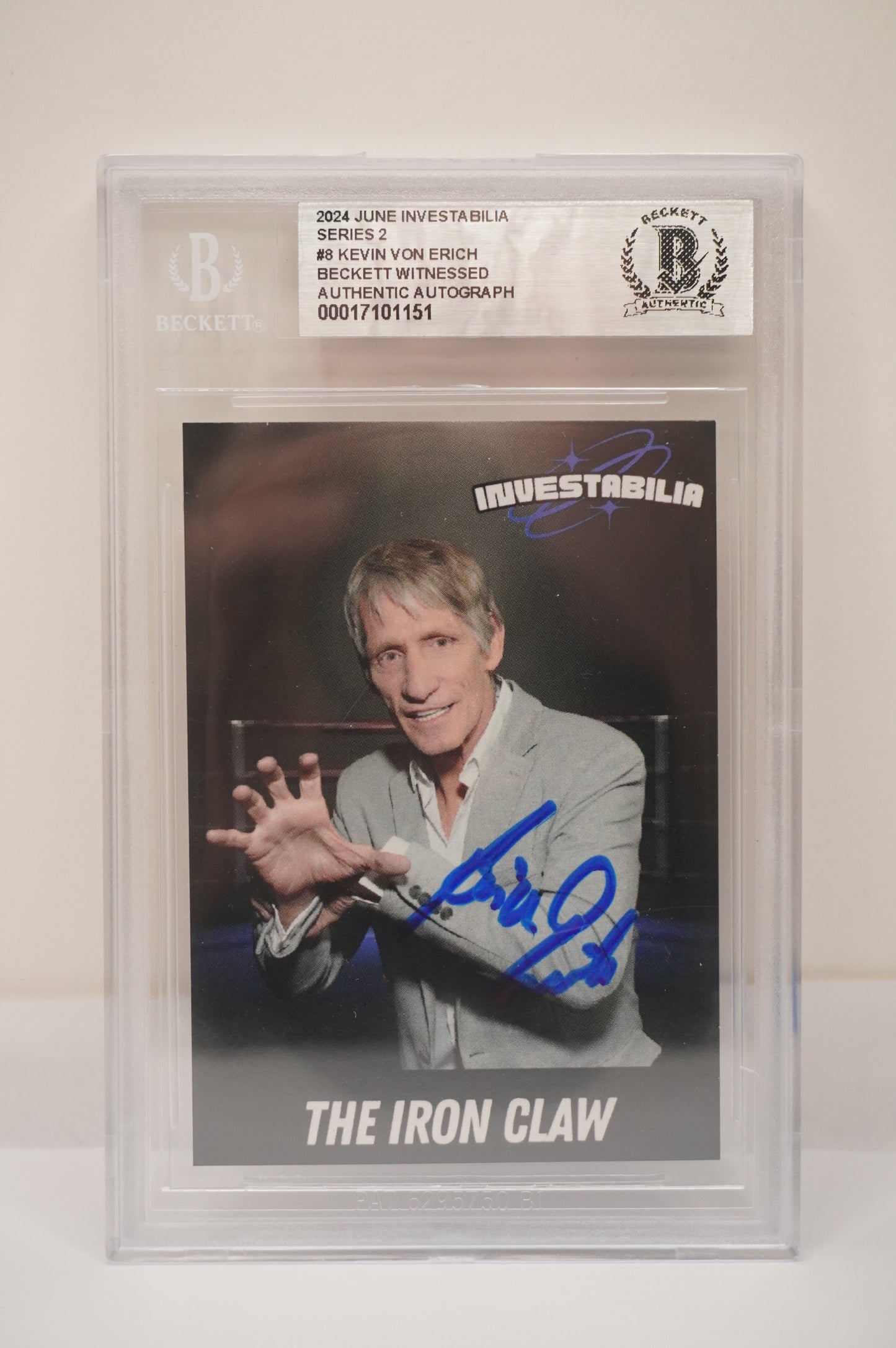 2024 JUNE INVESTABILIA SERIES 2 KEVIN VON ERICH #8 BGS AUTH. AUTO