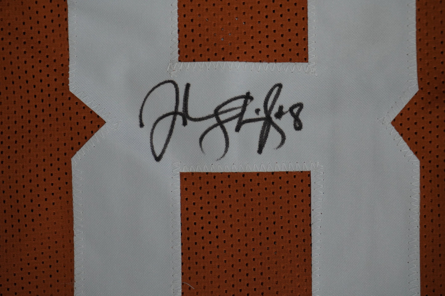 JORDAN SHIPLEY TEXAS UT LONGHORNS SIGNED JERSEY BAS COA