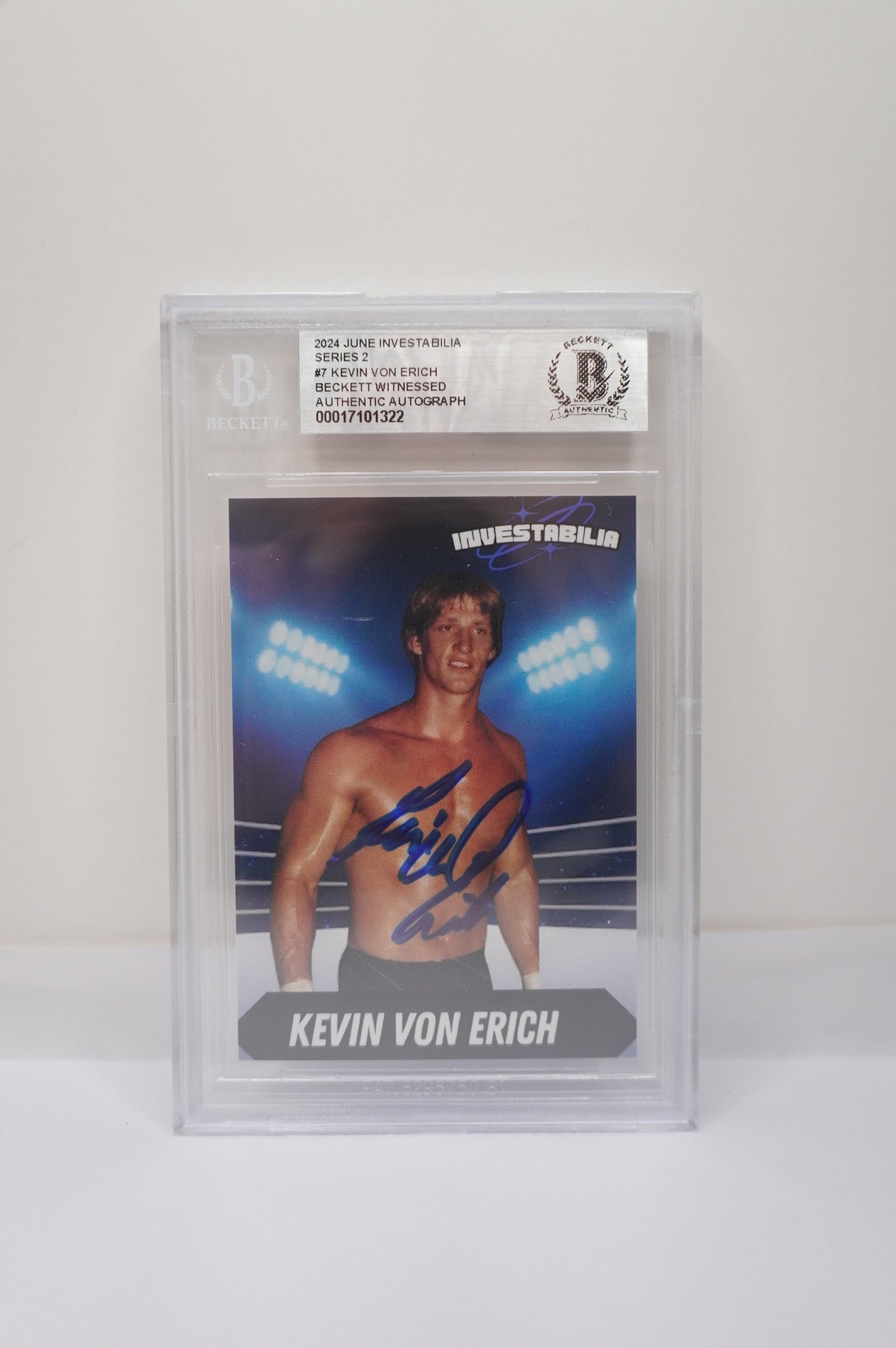 2024 JUNE INVESTABILIA SERIES 2 KEVIN VON ERICH #7 BGS AUTH. AUTO