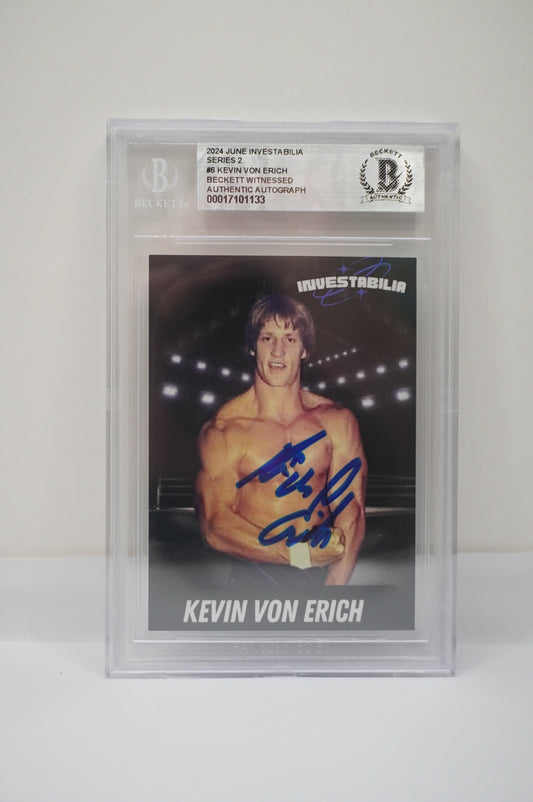 2024 JUNE INVESTABILIA SERIES 2 KEVIN VON ERICH #6 BGS AUTH. AUTO
