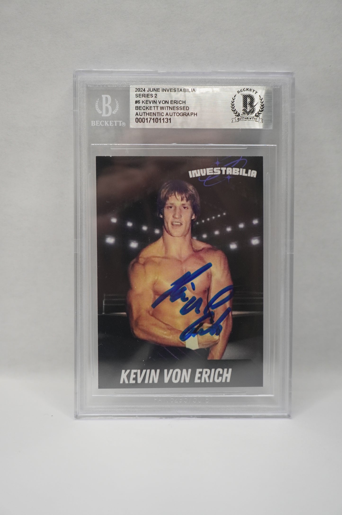 2024 JUNE INVESTABILIA SERIES 2 KEVIN VON ERICH #6 BGS AUTH. AUTO