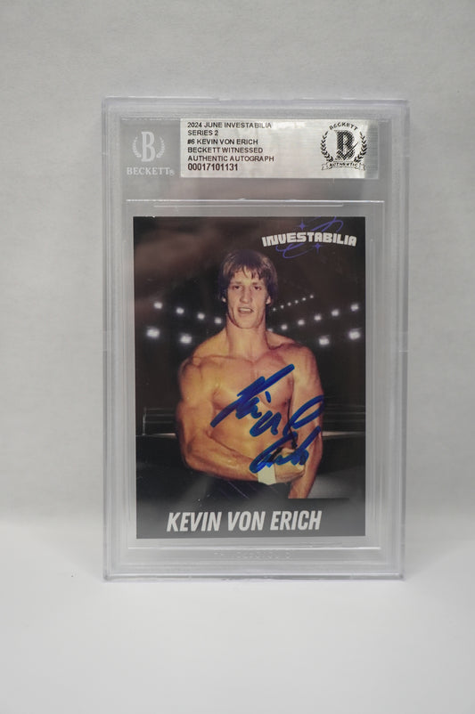 2024 JUNE INVESTABILIA SERIES 2 KEVIN VON ERICH #6 BGS AUTH. AUTO