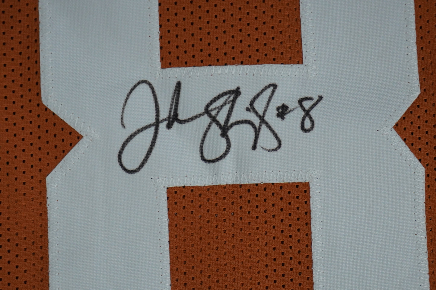 JORDAN SHIPLEY TEXAS UT LONGHORNS SIGNED JERSEY BAS COA