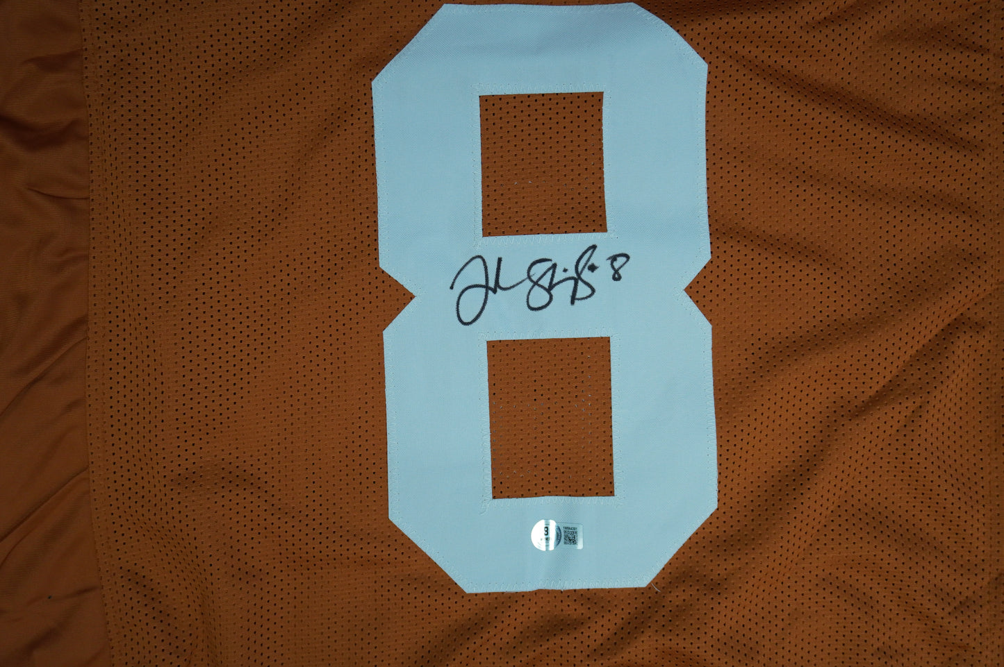 JORDAN SHIPLEY TEXAS UT LONGHORNS SIGNED JERSEY BAS COA