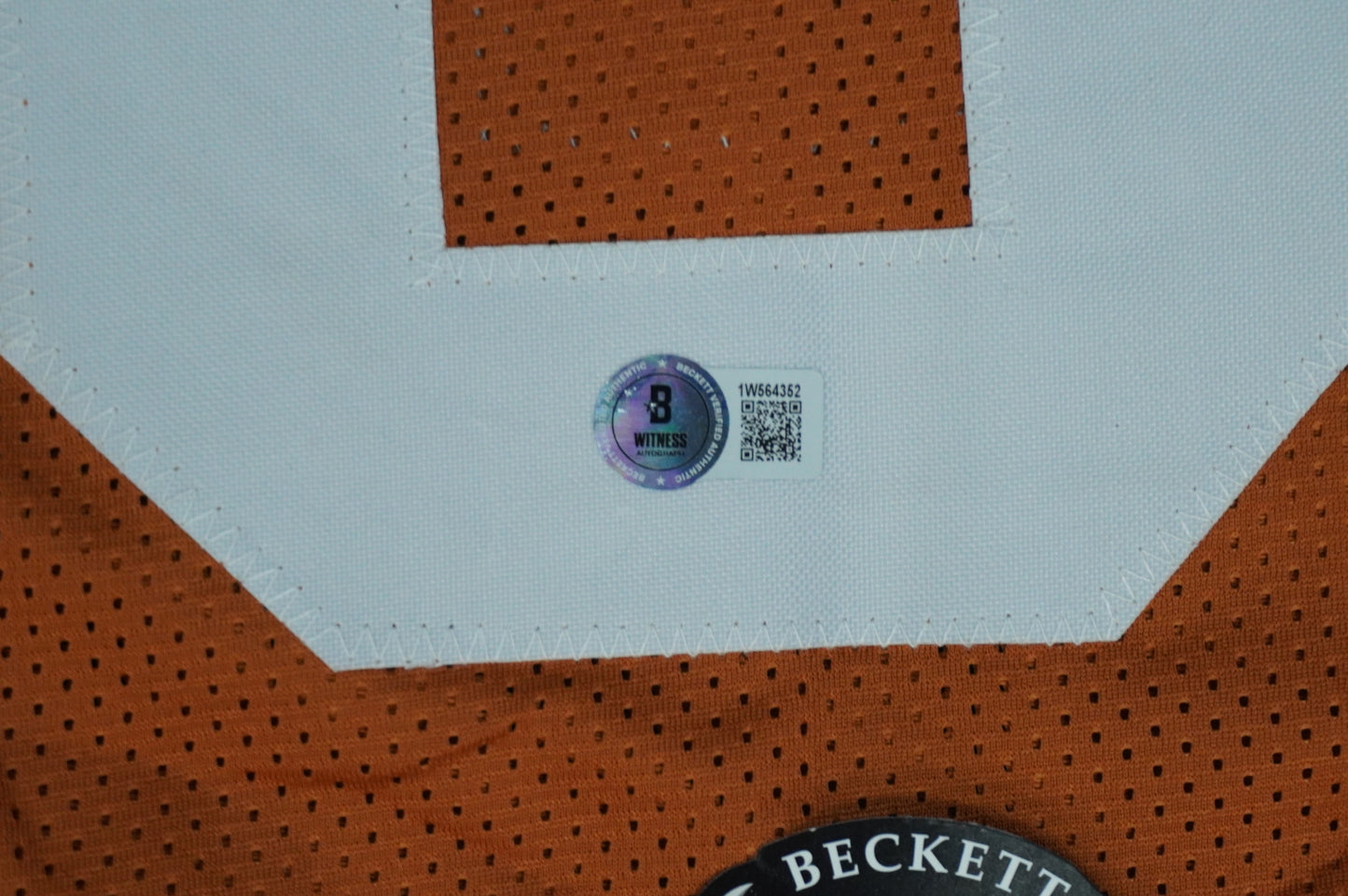 JORDAN SHIPLEY TEXAS UT LONGHORNS SIGNED JERSEY BAS COA