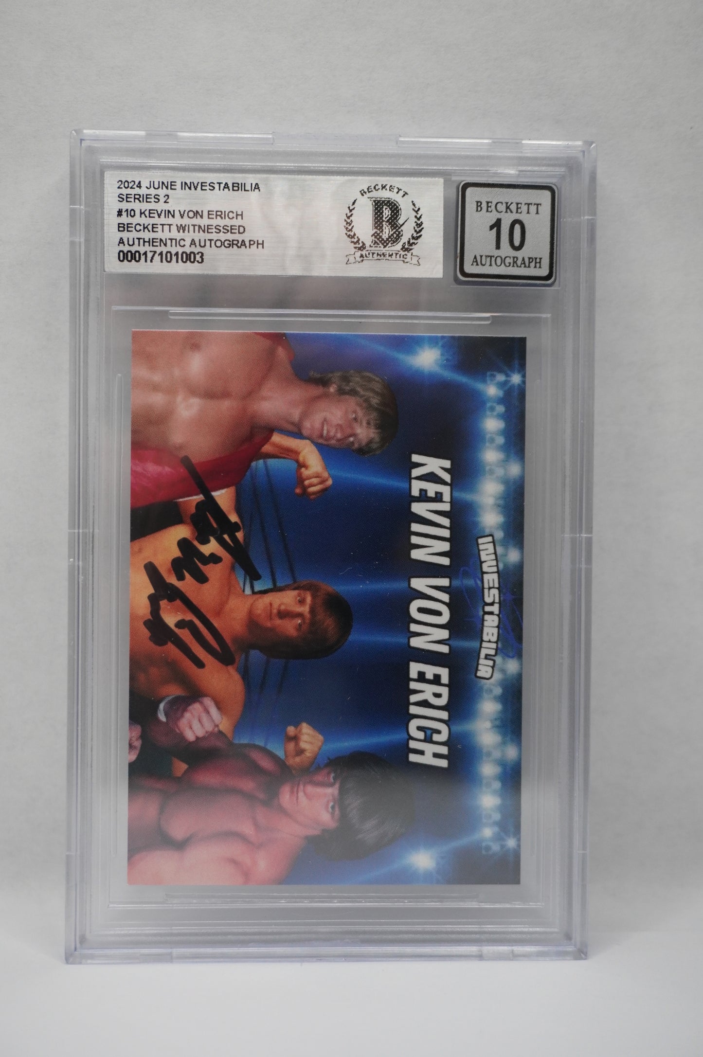2024 JUNE INVESTABILIA SERIES 2 KEVIN VON ERICH #10 BGS AUTH. AUTO 10