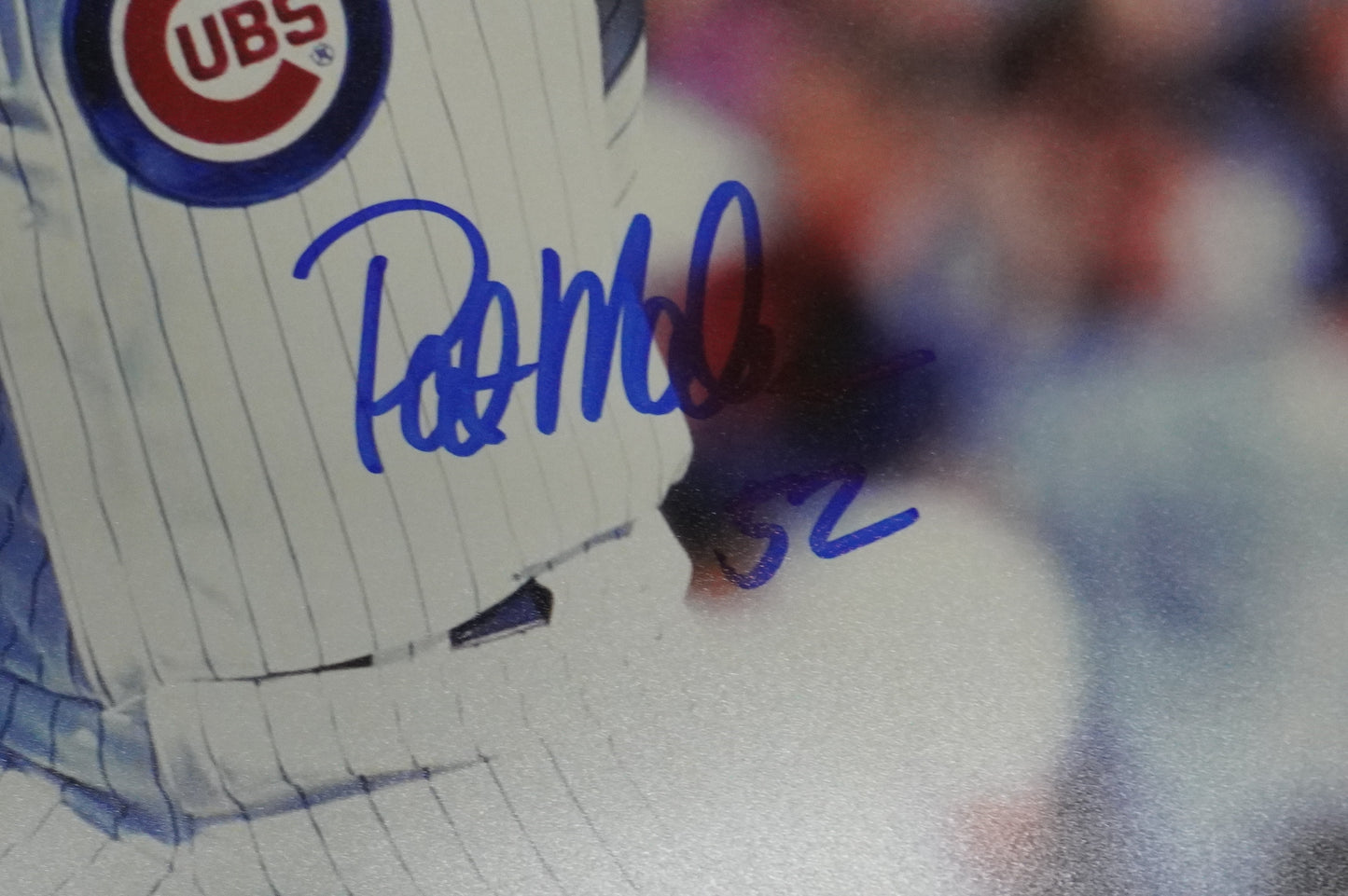 PAT MAHOMES SR. CHICAGO CUBS SIGNED 8x10 PHOTO Twins Chiefs BAS COA