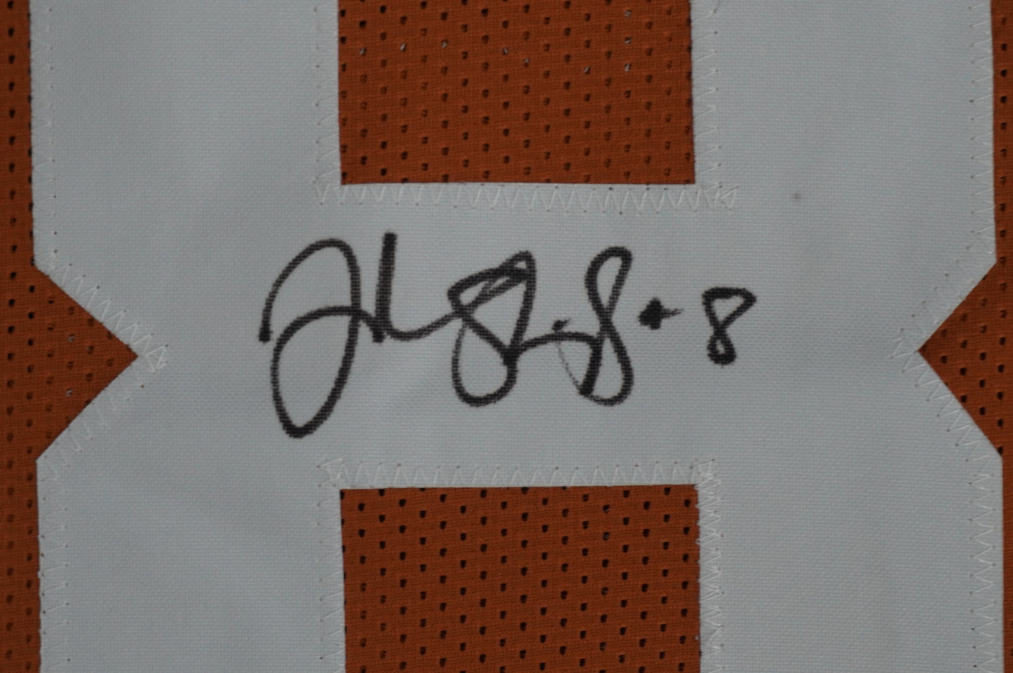 JORDAN SHIPLEY TEXAS UT LONGHORNS SIGNED JERSEY BAS COA