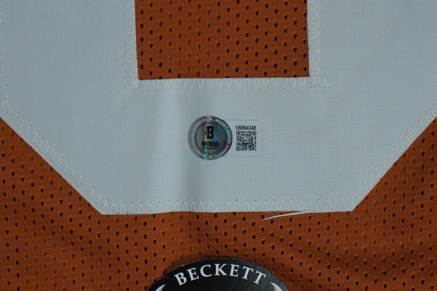 JORDAN SHIPLEY TEXAS UT LONGHORNS SIGNED JERSEY BAS COA