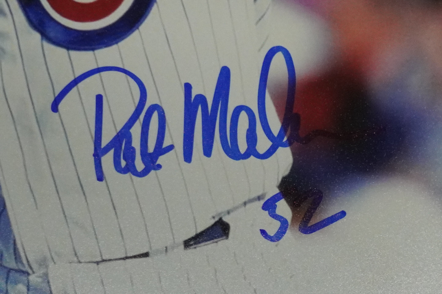 PAT MAHOMES SR. CHICAGO CUBS SIGNED 8x10 PHOTO Twins Chiefs BAS COA