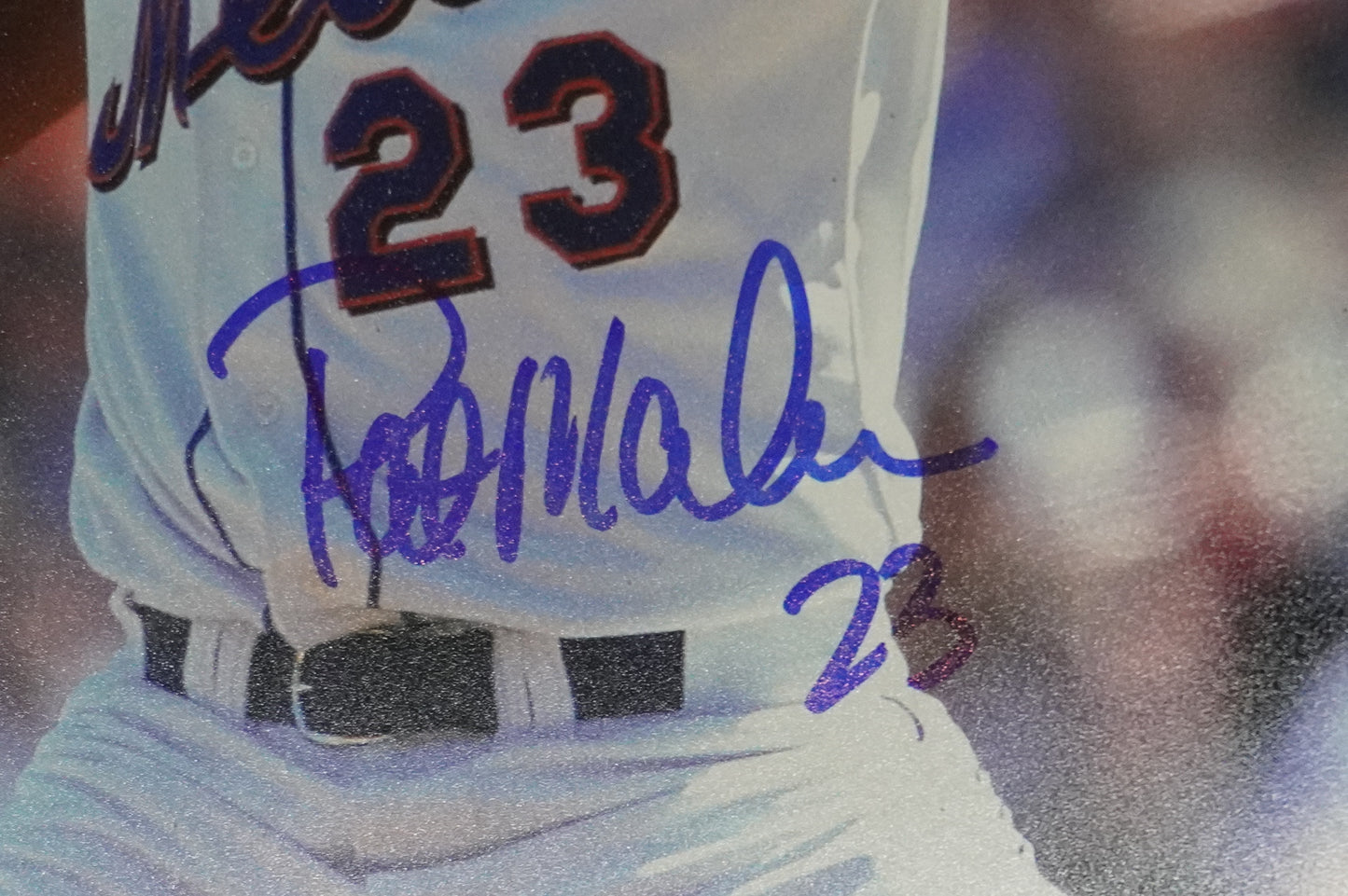 PAT MAHOMES SR. NEW YORK METS SIGNED 8x10 w/GO METS Cubs Rangers BAS COA