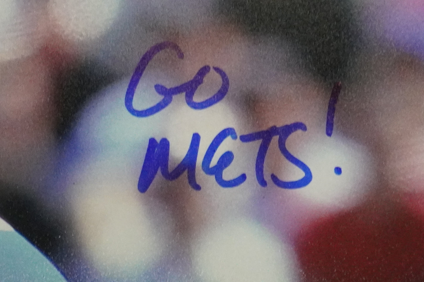 PAT MAHOMES SR. NEW YORK METS SIGNED 8x10 w/GO METS Cubs Rangers BAS COA