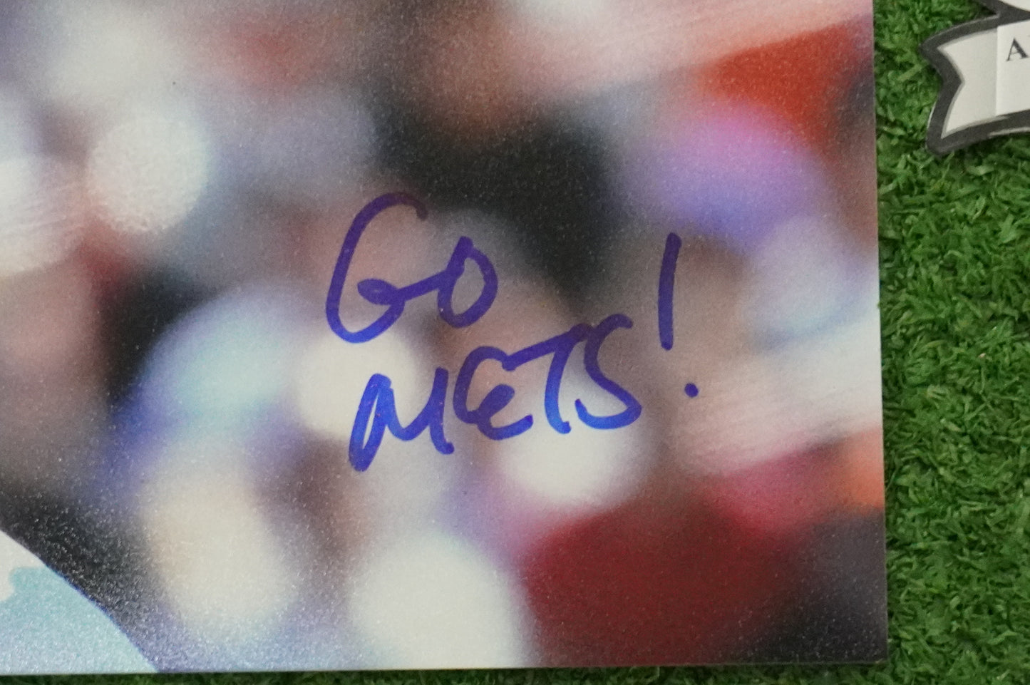 PAT MAHOMES SR. NEW YORK METS SIGNED 8x10 w/GO METS Cubs Rangers BAS COA