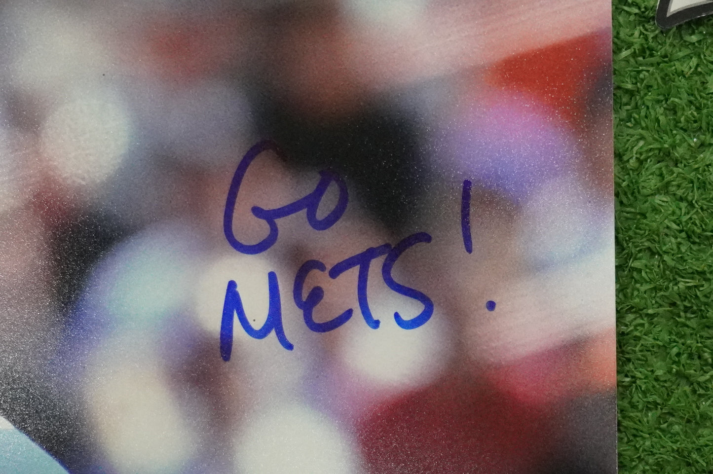 PAT MAHOMES SR. NEW YORK METS SIGNED 8x10 w/GO METS Cubs Rangers BAS COA