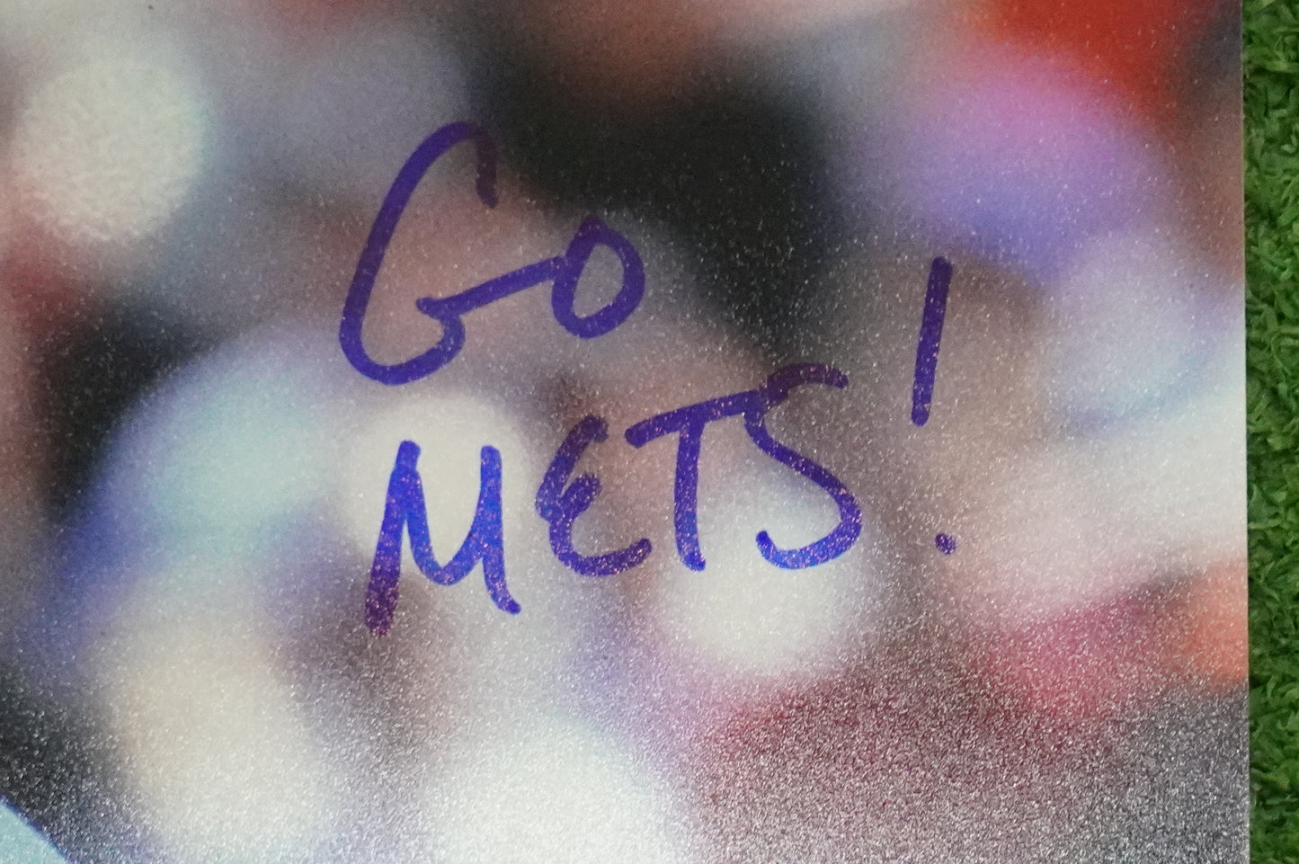 PAT MAHOMES SR. NEW YORK METS SIGNED 8x10 w/GO METS Cubs Rangers BAS COA