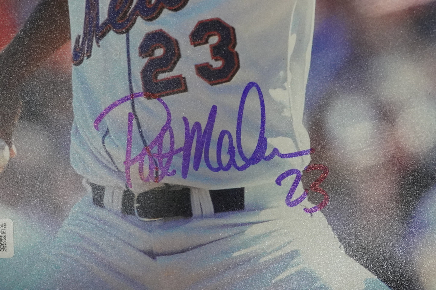 PAT MAHOMES SR. NEW YORK METS SIGNED 8x10 w/GO METS Cubs Rangers BAS COA