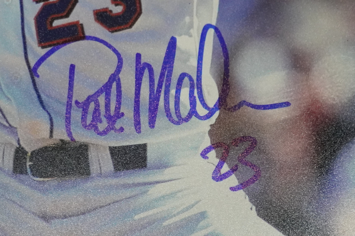 PAT MAHOMES SR. NEW YORK METS SIGNED 8x10 w/GO METS Cubs Rangers BAS COA