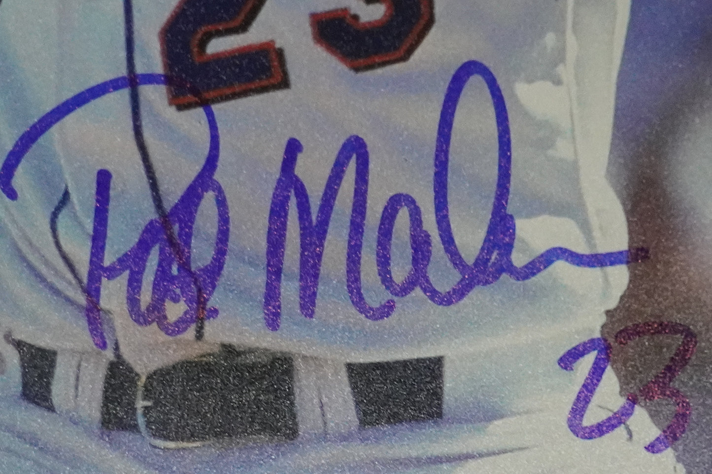 PAT MAHOMES SR. NEW YORK METS SIGNED 8x10 w/GO METS Cubs Rangers BAS COA
